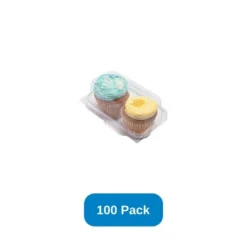 Good Natured Products 3" Clear Compostable Cupcake & Muffin Container 2 - Pack Made In USA - Case Of 100 -Target KitchenAid GUEST 16bd6416 17ad 4fb0 8ad6 6626993a1a1c