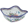 Blue Rose Polish Pottery 1932 Zaklady Large Square Scallop Bowl -Target KitchenAid GUEST 16c7de92 0b60 4d73 89b6 0b867dde73e1