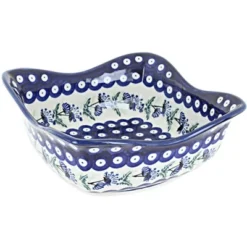 Blue Rose Polish Pottery 1932 Zaklady Large Square Scallop Bowl 9 Blue Rose Polish Pottery 1932 Zaklady Large Square Scallop Bowl -Target KitchenAid GUEST 1736ff2e 12c0 4bac 9658 ff8ab5be8e77
