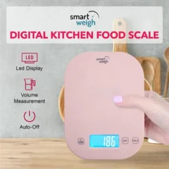 Smart Weigh Digital Food Scale - 11-pound Capacity - Pink 13 Smart Weigh Digital Food Scale - 11-pound Capacity - Pink -Target KitchenAid GUEST 17826a92 edac 4424 b1b9 8c2516c4810f