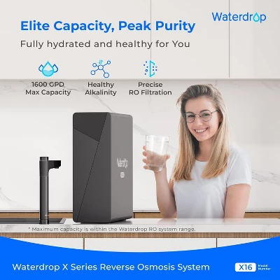 Waterdrop X16 Tankless Reverse Osmosis System NSF/ANSI 58 And 372 Certified Under Sink RO Alkaline Mineral PH Water Filter Pitcher 3 Waterdrop X16 Tankless Reverse Osmosis System NSF/ANSI 58 And 372 Certified Under Sink RO Alkaline Mineral PH Water Filter Pitcher