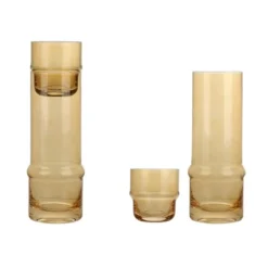 Elle Decor Bedside Water Carafe With Tumbler 33-Ounce Pitcher And Matching Drinking Glass, Stackable Cup As A Lid For Carafe -Target KitchenAid GUEST 1813a2e9 639c 4a39 ad70 1271340690a4