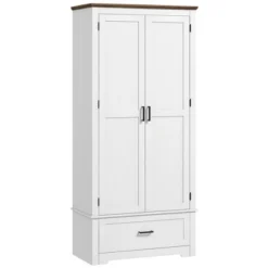 Yukimo 69" Kitchen Pantry Cabinet, White, With 2 Doors, Drawer & Adjustable Shelves, Freestanding Storage Solution For Dining Room 23 Yukimo 69" Kitchen Pantry Cabinet, White, With 2 Doors, Drawer & Adjustable Shelves, Freestanding Storage Solution For Dining Room -Target KitchenAid GUEST 18be9769 241e 4faf bb05 097390b2e20e
