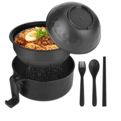 Itopfox Ramen Bowl Set With Chopsticks And Spoon, Microwave Pasta Cooker, College Dorm Essentials For Girls And Guys (Black) -Target KitchenAid GUEST 19343802 2ecc 441a b84c c1527550cdc1