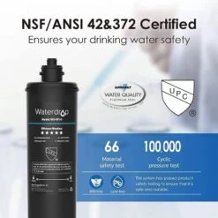 Waterdrop 10UA Under Sink Water Filter System, 8K Gallons, Reduces PFAS, PFOA/PFOS, Lead, Chlorine, Extra RF10 Replacement Filter -Target KitchenAid GUEST 19453615 d962 483c adb9 ceaa1d984a36