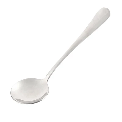 Unique Bargains Home Restaurant Stainless Steel Round Head Soup Spoon 6.1'' Long Silver Tone 1 Pc 5 Unique Bargains Home Restaurant Stainless Steel Round Head Soup Spoon 6.1'' Long Silver Tone 1 Pc - Image 3