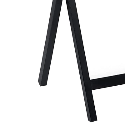 PJ Wood Conventional Solid And Sturdy Wood Construction Portable Folding TV Snack Tray Table Desk Serving Stand, Black (10-Piece Set) 5 PJ Wood Conventional Solid And Sturdy Wood Construction Portable Folding TV Snack Tray Table Desk Serving Stand, Black (10-Piece Set) - Image 3