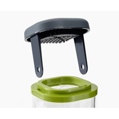 Joseph Joseph Prep Mini 3-in-1 Food Slicing Prep Tool: Stainless Steel Manual Chopper, 3 Blades, Hand Wash, Green 11 Joseph Joseph Prep Mini 3-in-1 Food Slicing Prep Tool: Stainless Steel Manual Chopper, 3 Blades, Hand Wash, Green - Image 9