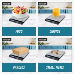 Smart Weigh PL11B Digital Scale With Large Display And Tempered Glass Platform -Target KitchenAid GUEST 1a23c791 4006 4d61 b11d 4ada15f831ae