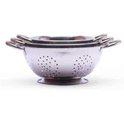 Amco 3-Piece Stainless Steel Colander Set - Multiple Sizes - 1.5, 3, 5 Quart - Durable, Professional Grade Design With Handles For Easy Transfer 9 Amco 3-Piece Stainless Steel Colander Set - Multiple Sizes - 1.5, 3, 5 Quart - Durable, Professional Grade Design With Handles For Easy Transfer -Target KitchenAid GUEST 1a4497c2 3187 45e1 a96e ef890f42d1f3