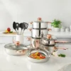 BrylaneHome 18 Piece Copper Accent Stainless Set -Target KitchenAid GUEST 1a666053 08e9 4986 9a03 ee7879946d84