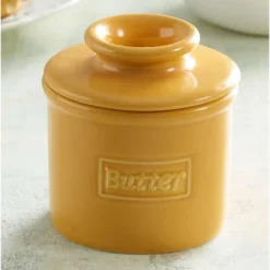 Butter Bell® Crock – Café Retro Golden Yellow Ceramic Butter Keeper, Glossy Vintage-Style Butter Dish For Spreadable Butter -Target KitchenAid GUEST 1a8b16f1 248a 4cc2 b37b 33c0fd5bd8bc