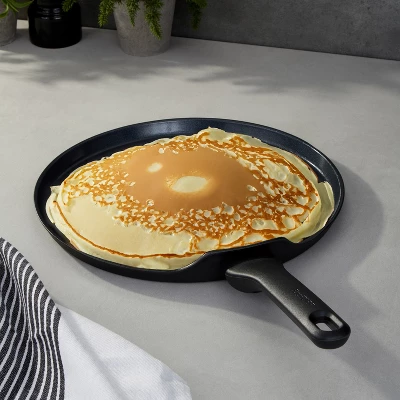 BergHOFF Helix Nonstick Ceramic Pancake Pan 11", Recycled Aluminum, Black 3 BergHOFF Helix Nonstick Ceramic Pancake Pan 11", Recycled Aluminum, Black