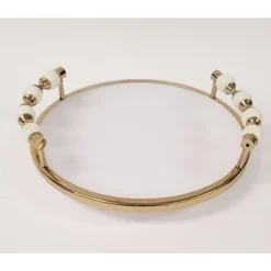 Classic Touch Round Tray With Gold Beaded Handles 7 Classic Touch Round Tray With Gold Beaded Handles -Target KitchenAid GUEST 1ac49131 34c7 44ac b937 b003303f2ca0