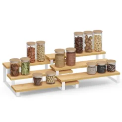 SONGMICS Spice Rack, Set Of 2 Cabinet Shelf Organizers, 3-Tier Extendable Spice Holder, Bamboo, Cupboard, Countertop 19 SONGMICS Spice Rack, Set Of 2 Cabinet Shelf Organizers, 3-Tier Extendable Spice Holder, Bamboo, Cupboard, Countertop -Target KitchenAid GUEST 1ae3cf3d 2d31 4589 b1e8 313f16d99184