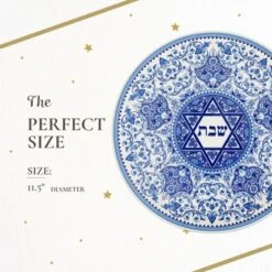 Spode Judaica Round Challah Tray, Traditional Blue & White Floral Star Of David Design - 11.5-Inch Fine Porcelain, Dishwasher Safe 14 Spode Judaica Round Challah Tray, Traditional Blue & White Floral Star Of David Design - 11.5-Inch Fine Porcelain, Dishwasher Safe -Target KitchenAid GUEST 1b08b674 323a 4a0b 8f02 ac04fc791bb5