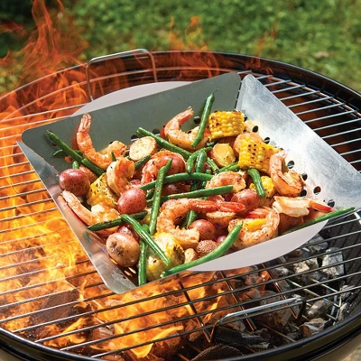 Nordic Ware Perforated Grilling Basket 3 Nordic Ware Perforated Grilling Basket