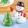 Collections Etc 2-Piece Cheerful Holiday Snowman Salt & Pepper Set -Target KitchenAid GUEST 1bafee44 6988 4dd6 b13e 90d81117cc66