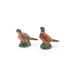 Spode Woodland Festive Woodland Pheasant Salt & Pepper Shakers - Rustic Bird Table Accents, Fall Dining Décor, Male And Female Dolomite Pheasants -Target KitchenAid GUEST 1bdcd23e 2c85 45af b305 64790929b43a