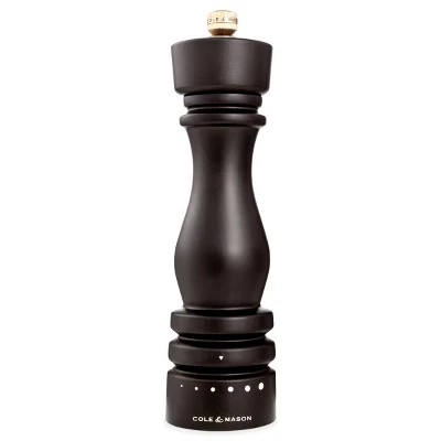 Cole & Mason London Pepper Mill – Premium Wood Design - Adjustable For Fine To Coarse Seasonings - Uses Carbon Steel Mechanism - Chocolate Wood, 8" 3 Cole & Mason London Pepper Mill – Premium Wood Design - Adjustable For Fine To Coarse Seasonings - Uses Carbon Steel Mechanism - Chocolate Wood, 8"