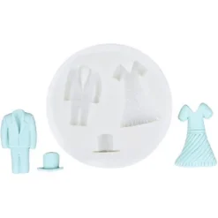O'Creme Top Hat, Suit And Gown Silicone Fondant Mold - 2" X 3" - White -Target KitchenAid GUEST 1c14c1cb f450 4241 a64c be83dc980dd0