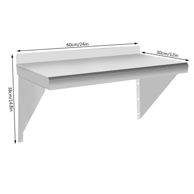 YIYIBYUS Wall Mounted Heavy Duty Metal Floating Shelving For Kitchen 4 YIYIBYUS Wall Mounted Heavy Duty Metal Floating Shelving For Kitchen - Image 2