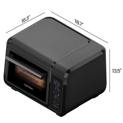 Chefman EasyAir 15 Qt. Toaster Oven Air Fryer, 5 Cooking Functions & 450°F Max Temperature 8 Chefman EasyAir 15 Qt. Toaster Oven Air Fryer, 5 Cooking Functions & 450°F Max Temperature - Image 6