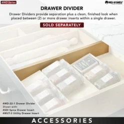 Rev-A-Shelf 4SDI 3-Tier Trim-to-Fit Wooden Spice Drawer Storage Organizer Cabinet Insert, Natural Maple -Target KitchenAid GUEST 1c7193b4 b226 4a4f bf53 5e12d117bbbe