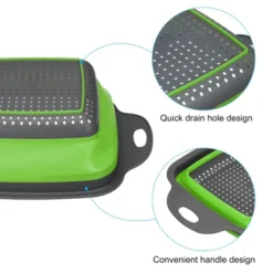Unique Bargains Collapsible Colander Set Square Foldable Food Strainer With Handle Space Saving Design 9 Unique Bargains Collapsible Colander Set Square Foldable Food Strainer With Handle Space Saving Design -Target KitchenAid GUEST 1c7b1f04 131b 4376 92b3 05b58beea65a