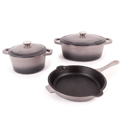 BergHOFF Neo 5Pc Cast Iron Cookware Set, 3Qt Covered Dutch Oven, 5Qt Covered Stock Pot, & 10" Fry Pan 17 BergHOFF Neo 5Pc Cast Iron Cookware Set, 3Qt Covered Dutch Oven, 5Qt Covered Stock Pot, & 10" Fry Pan - Image 15