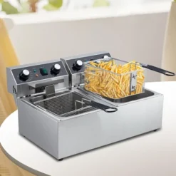 20L Electric Deep Fryer Double Tank Countertop 3600W With Timer & Adjustable Temp -Target KitchenAid GUEST 1d1ec2a5 57c6 4858 bc6e f5f7b86590c8