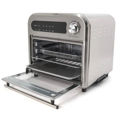 Elite Cuisine 10L Digital Air Fryer Oven - Stainless Steel 3 Elite Cuisine 10L Digital Air Fryer Oven - Stainless Steel