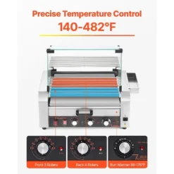 VEVOR Hot Dog Roller, 18 Hot Dog 7 Rollers, Stainless Steel Sausage Grill Cooker, 1200W Hot Dog Machine, Silver 12 VEVOR Hot Dog Roller, 18 Hot Dog 7 Rollers, Stainless Steel Sausage Grill Cooker, 1200W Hot Dog Machine, Silver -Target KitchenAid GUEST 1d3d2a30 1476 4d4e bbb2 f2deea122584