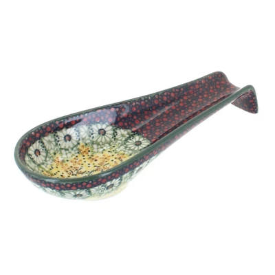 Blue Rose Polish Pottery P007 Manufaktura Large Spoon Rest 13 Blue Rose Polish Pottery P007 Manufaktura Large Spoon Rest - Image 11