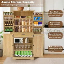 Acekool 72" Kitchen Pantry Cabinet With 4 Doors, 6 Adjustable Shelves & Slide-Out Drawer – Tall Farmhouse Storage Cabinet For Kitchen Room, White 15 Acekool 72" Kitchen Pantry Cabinet With 4 Doors, 6 Adjustable Shelves & Slide-Out Drawer – Tall Farmhouse Storage Cabinet For Kitchen Room, White -Target KitchenAid GUEST 1d831a11 233c 4b37 a930 829e414052b5