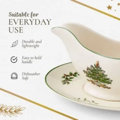 Spode Portmeirion Christmas Tree 9 Oz Gravy Boat & Stand - Festive Porcelain Sauce Boat With Tray For Holiday Gatherings - Microwave, Dishwasher, Oven Safe 13 Spode Portmeirion Christmas Tree 9 Oz Gravy Boat & Stand - Festive Porcelain Sauce Boat With Tray For Holiday Gatherings - Microwave, Dishwasher, Oven Safe -Target KitchenAid GUEST 1d9fde99 69f4 40ed b92c 3a35a7dc9863