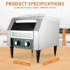 Commercial Conveyor Toaster, 300 Slices/H, 1800W 110v, 7 Temperature Settings -Target KitchenAid GUEST 1da04f8f 6518 405b b399 0338516cd1bb