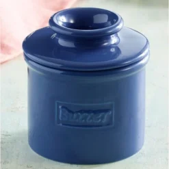 Butter Bell® Crock – Café Retro Royal Blue Ceramic Butter Keeper, Glossy Vintage-Style Butter Dish For Spreadable Butter -Target KitchenAid GUEST 1db107d4 be4d 4ade 8966 c877860b6c4f