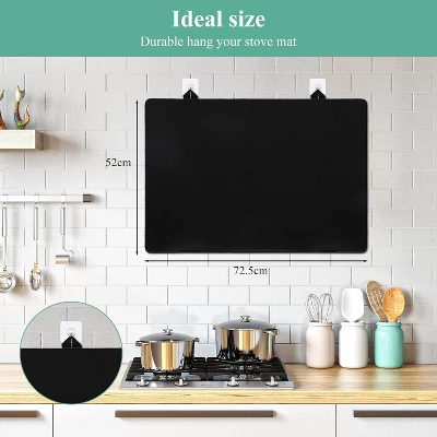 Thickened Rubber Protective Pad, Induction Cooker Cooktop Protector Pad, Mats For Kitchen Counter (72.5 X 52cm) 3 Thickened Rubber Protective Pad, Induction Cooker Cooktop Protector Pad, Mats For Kitchen Counter (72.5 X 52cm)