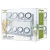Euro-Ware 9-Piece Glass Spice Jar With Rack Set In Clear -Target KitchenAid GUEST 1e1963e6 a469 4807 aee4 250b1dcaf9d0