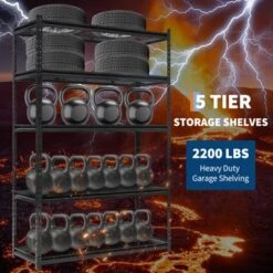 5 Tier Storage Shelving Unit, 2200 LBS Capacity Metal Adjustable Storage Shelves, Utility Storage Rack, Industrial Shelving Unit For Kitchen -Target KitchenAid GUEST 1e4eabd9 f650 4893 bde5 371f3e6892f9