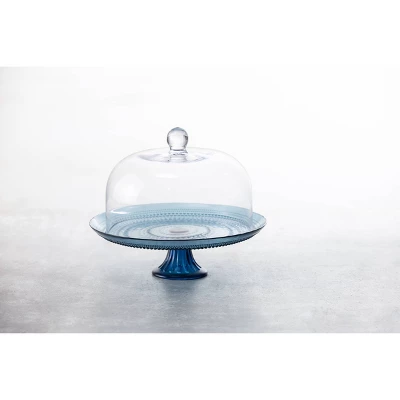 Fortessa Tableware Solutions 13" Jupiter Cornflower Cake Stand And Dome Set 7 Fortessa Tableware Solutions 13" Jupiter Cornflower Cake Stand And Dome Set - Image 5