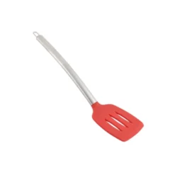Unique Bargains Silicone Slotted Non Stick Heat Resistant Pancake Spatula Turner Red Silver Tone 1 Pc -Target KitchenAid GUEST 1f147380 a07d 445f bc94 3e86a15c8fcf