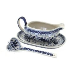 Blue Rose Polish Pottery S119 Manufaktura Gravy Boat Plate & Ladle 37 Blue Rose Polish Pottery S119 Manufaktura Gravy Boat Plate & Ladle -Target KitchenAid GUEST 1f5e2294 eba4 433a 9c69 11423279bc10