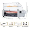 Commercial 18 Hot Dog 7 Roller Grill Cooker Machines 1050W With Cover & Shelf -Target KitchenAid GUEST 1f750d55 b939 4ec0 893e a58778cd160e