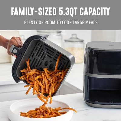 GreenLife 5.3qt Digital One-Touch Air Fryer 6 GreenLife 5.3qt Digital One-Touch Air Fryer - Image 4