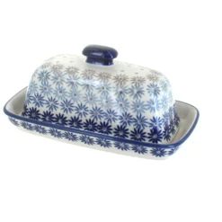 Blue Rose Polish Pottery M074 Manufaktura Butter DIsh -Target KitchenAid GUEST 1fb05c8e e7d1 4397 8bfb ce5a760f5226