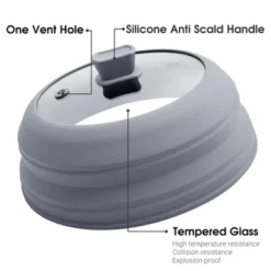 Itopfox Microwave Splatter Cover With Collapsible Design, Silicone Handle, And Steam Vent Hole For Safe And Even Cooking 12 Itopfox Microwave Splatter Cover With Collapsible Design, Silicone Handle, And Steam Vent Hole For Safe And Even Cooking -Target KitchenAid GUEST 1fcd78a1 98aa 40d7 87f2 b47c81e439d2