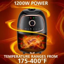 Brentwood AF-202BK 2 Quart Small Electric Air Fryer Copper With Timer And Temp Control 14 Brentwood AF-202BK 2 Quart Small Electric Air Fryer Copper With Timer And Temp Control -Target KitchenAid GUEST 202ffffb 07ef 44b1 828a 43ee4328f85f
