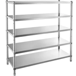 VEVOR Stainless Steel Shelves 48x18.5 Inch 5 Tier Adjustable Shelf Storage Unit Stainless Steel Rack Shelving Heavy Duty Shelving, Silver 17 VEVOR Stainless Steel Shelves 48x18.5 Inch 5 Tier Adjustable Shelf Storage Unit Stainless Steel Rack Shelving Heavy Duty Shelving, Silver -Target KitchenAid GUEST 2042ead5 ce66 4476 8820 3a7665fefb45 1